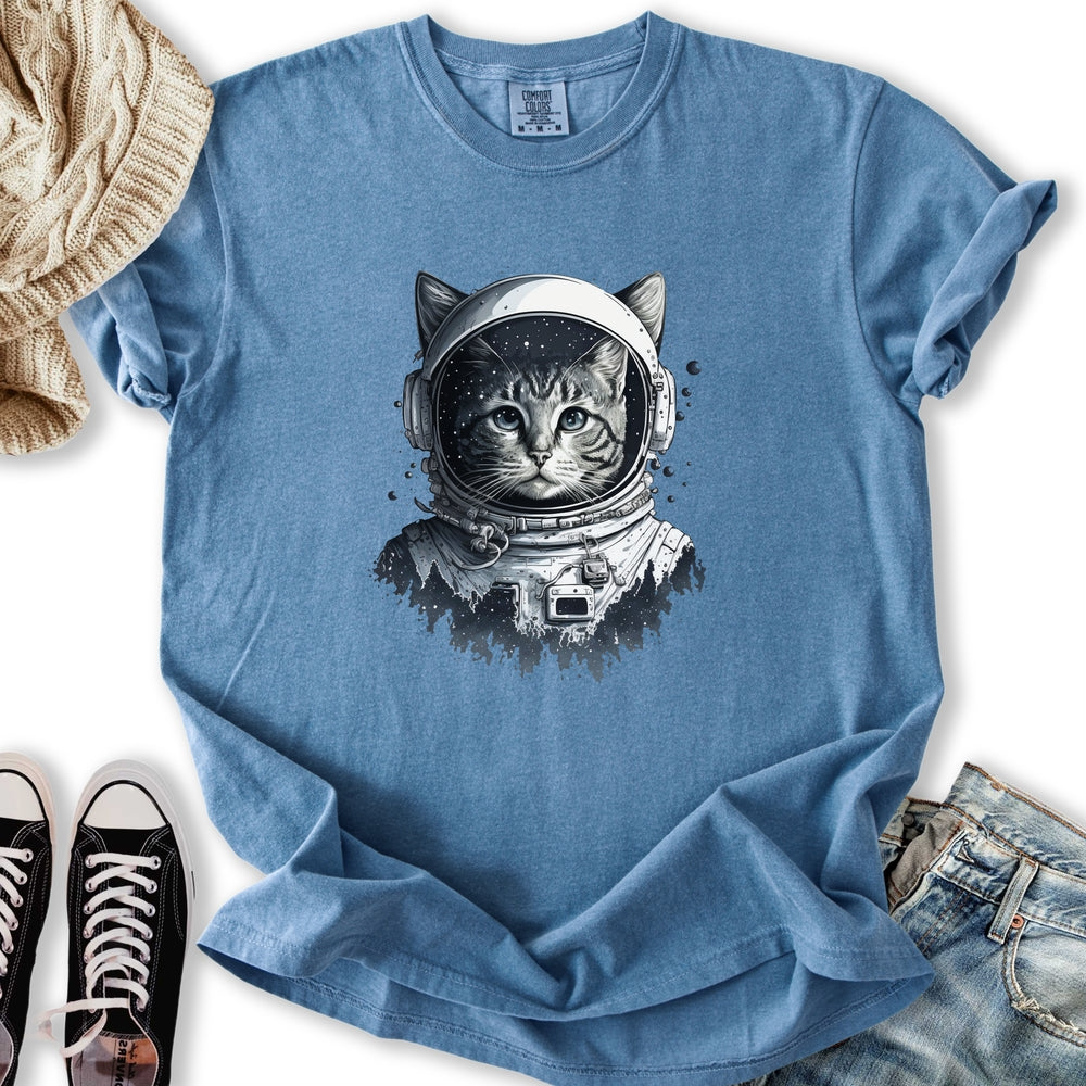 Astronaut Cat Relaxed Tee