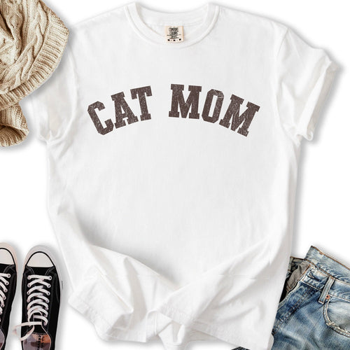 Cat Mom Relaxed Tee