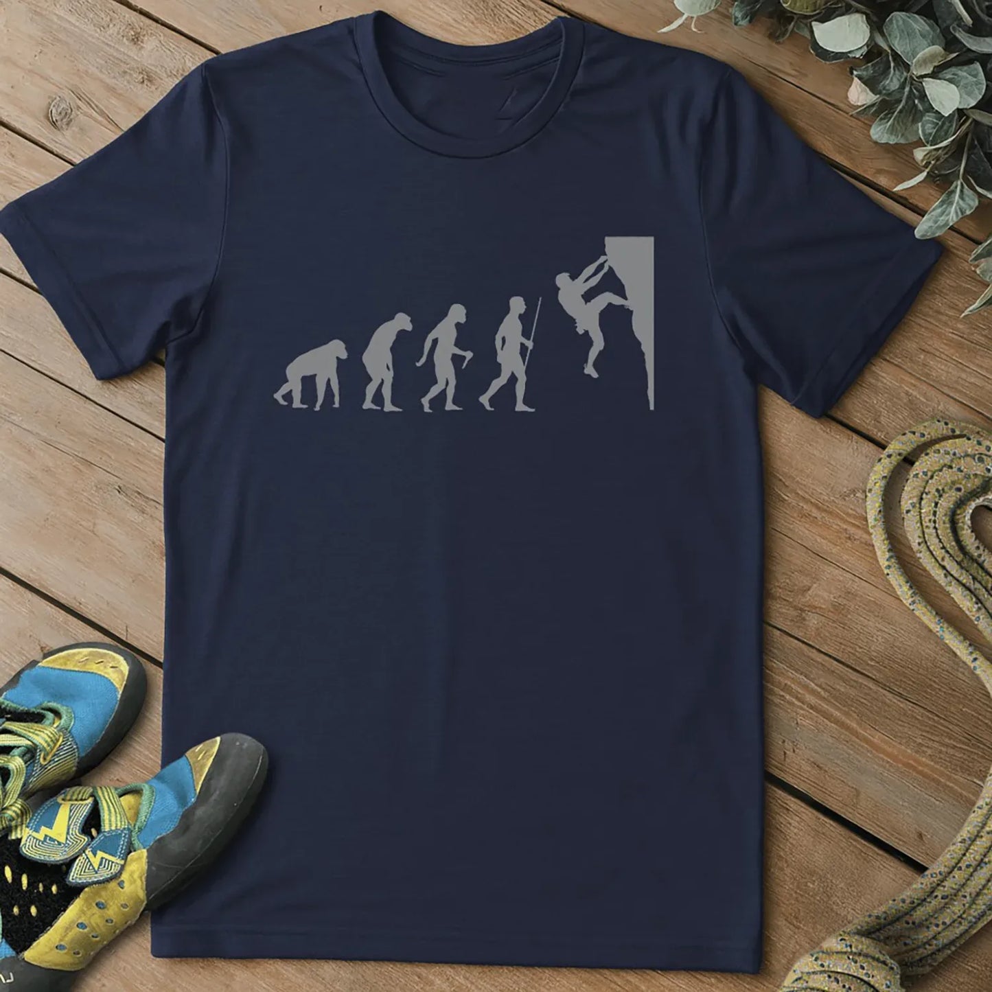 Evolution of a Climber Tee - Navy