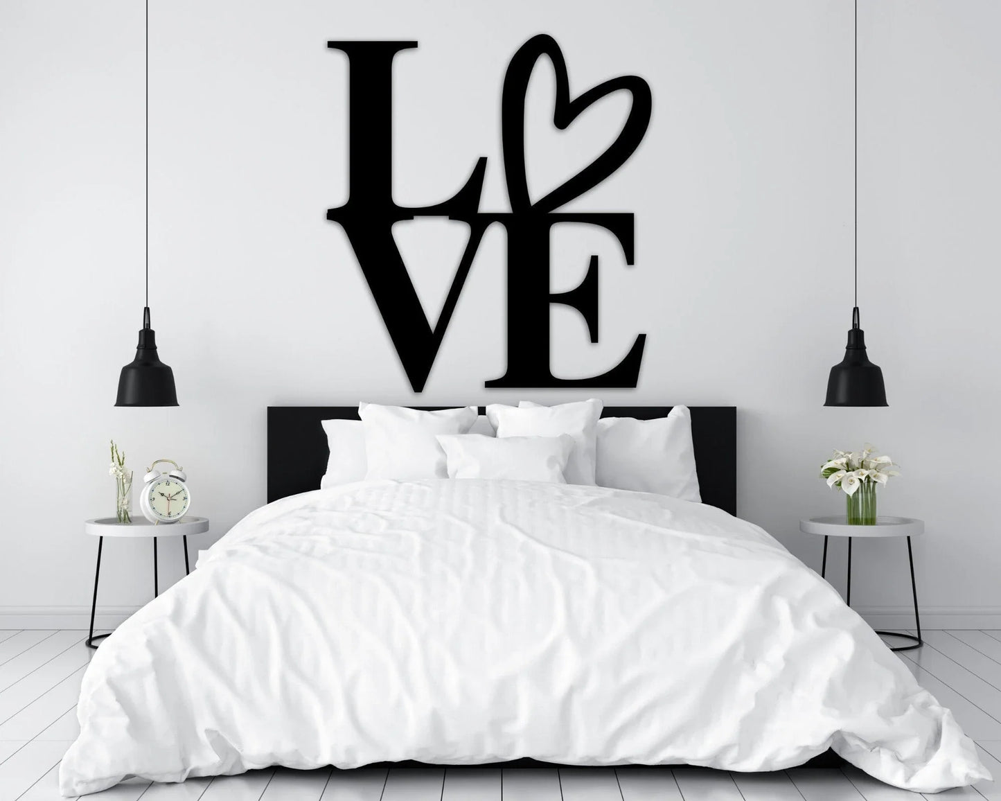 printed Metal Decor Love Metal Sign Love Sign Valentines Day Sign For Family Love Sign Metal - 8 inches - metal sign