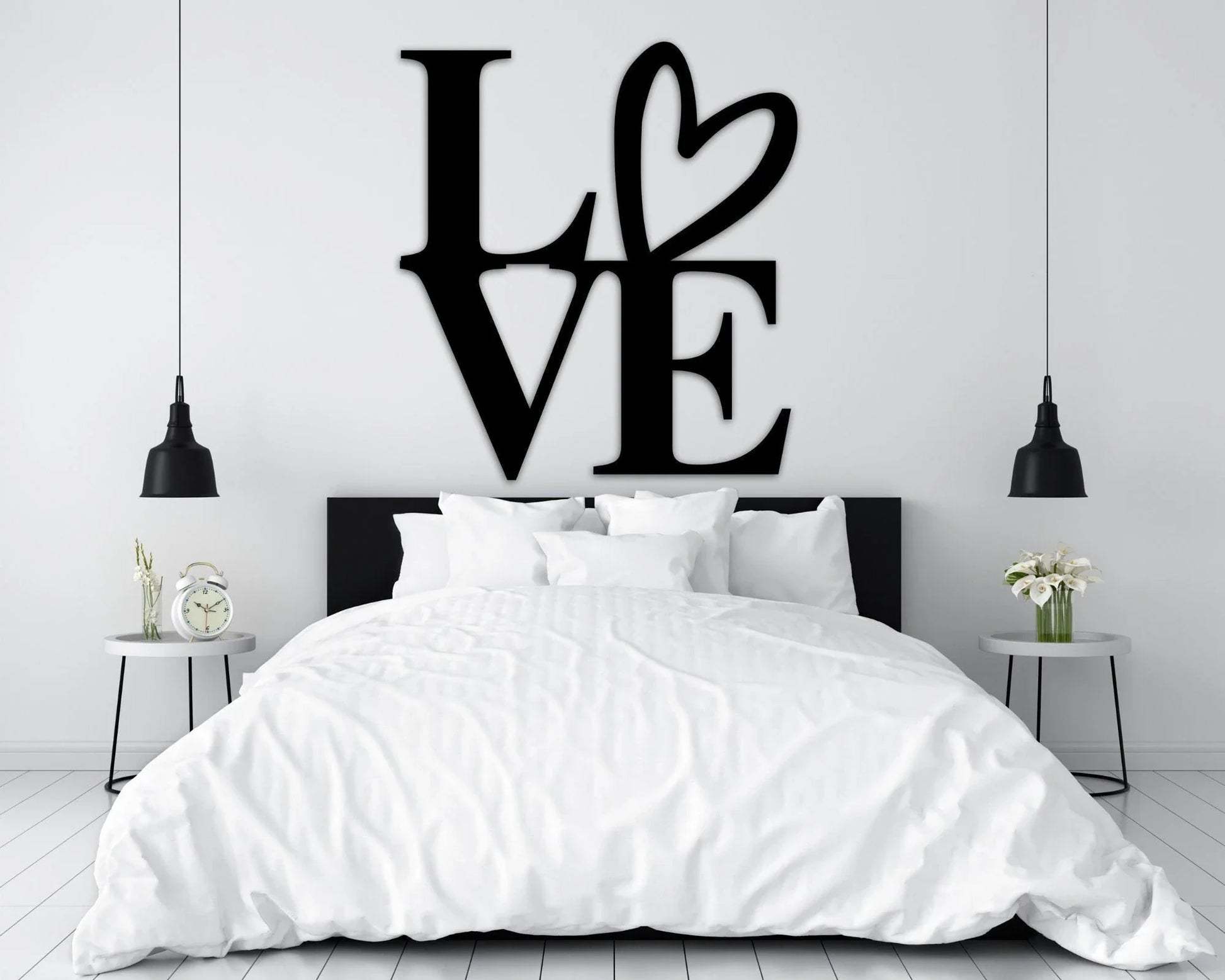 printed Metal Decor Love Metal Sign Love Sign Valentines Day Sign For Family Love Sign Metal - 8 inches - metal sign