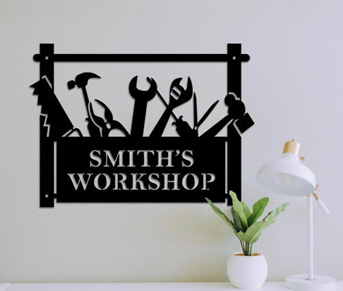 Dad's Workshop Sign Garage Sign Workshed Sign Metal Sign For Dad Gifts For Him Gifts For Dad Dad Gifts - metal sign