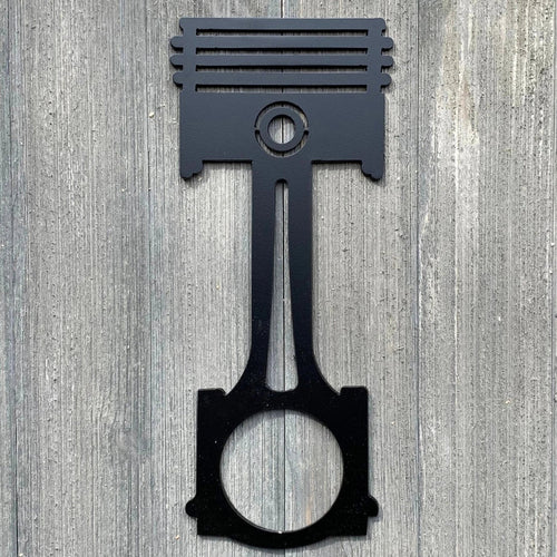 Piston Metal Sign Cutout Cut Metal Sign Wall Metal Art - 8 inches - metal sign