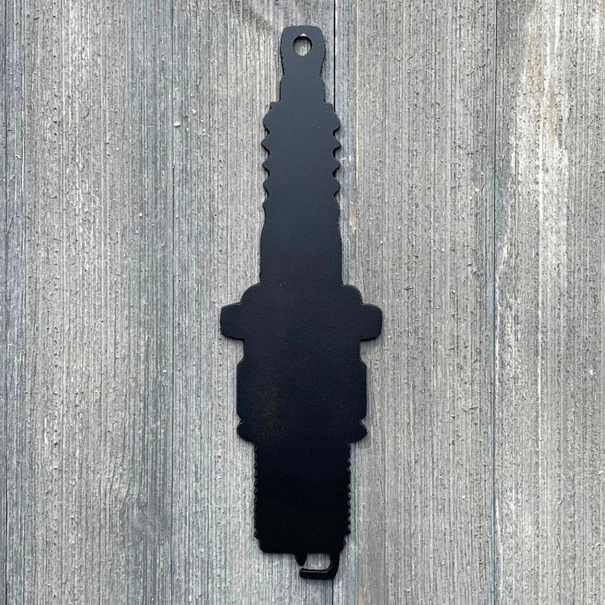 Sparkplug Metal Sign Cutout Cut Metal Sign Wall Metal Art - 8 inches - metal sign