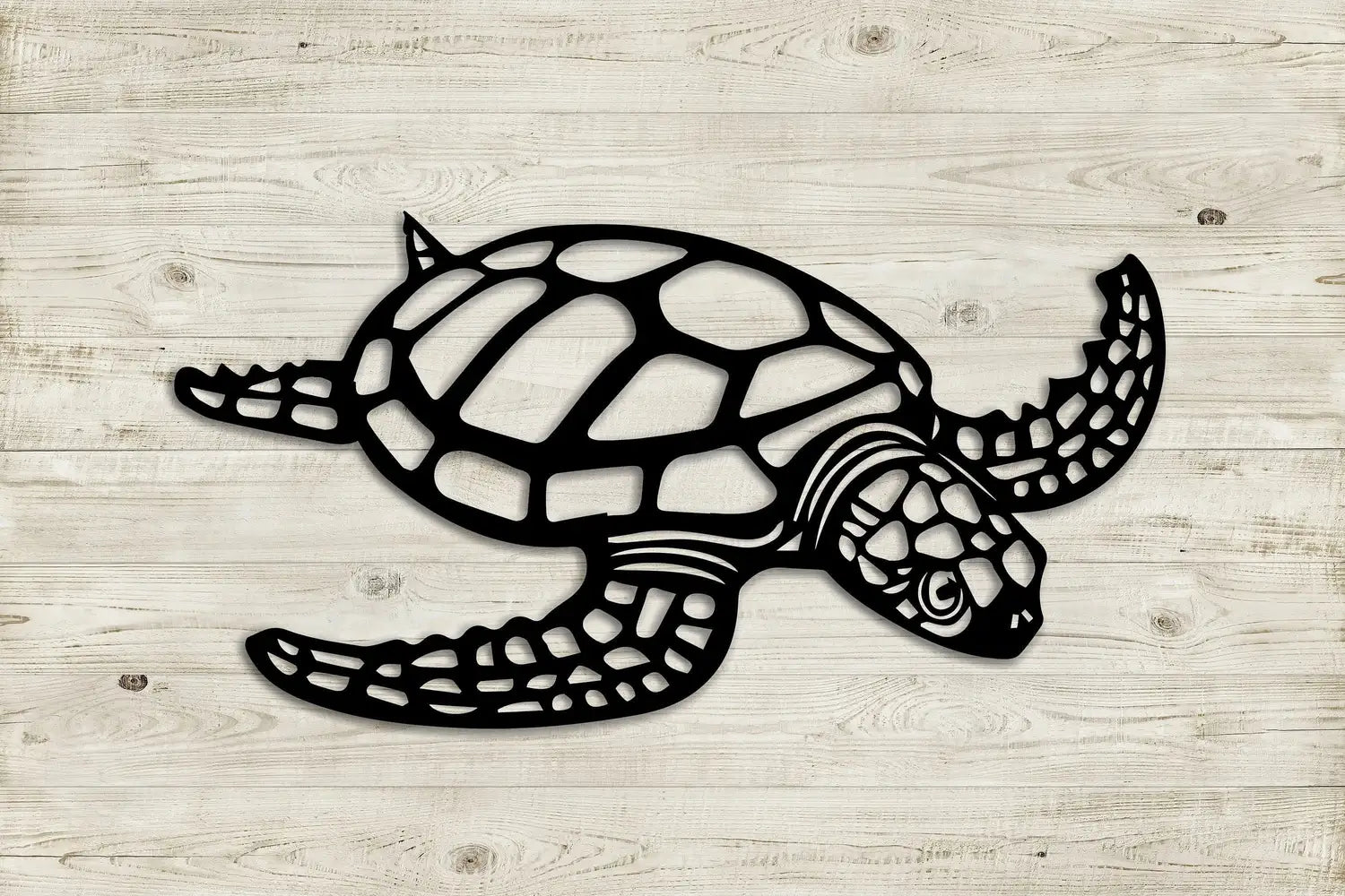 Metal Sea Turtle Ocean Decor Beach Decor Art Metal Wall Decor Metal Turtle Metal Sea Life Under The Seaturtle Decor - 8 inches - metal sign