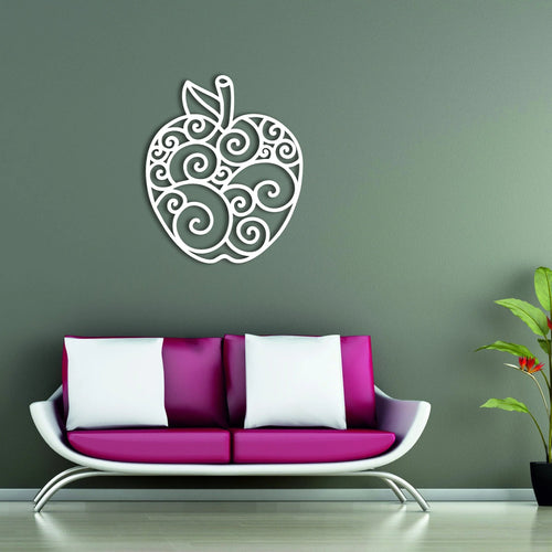 Mandala Apple Metal Art Mandala Metal Art Apple Metal Art Metal Wall Decor Metal Sign Craftsman Metal Wall Hangings - 8 inches - metal sign