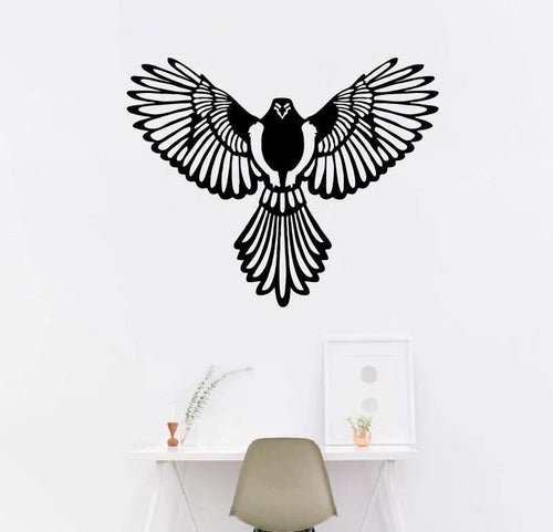 Eagle Metal Bird Spread Eagle Metal Eagle Wings Metal Wall Decor - 8 inches - metal sign