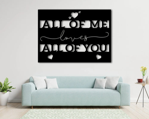 Metal Love Sign Sign For Family Wife Gift Love Sign Metal Love Sign - 8 inches - metal sign