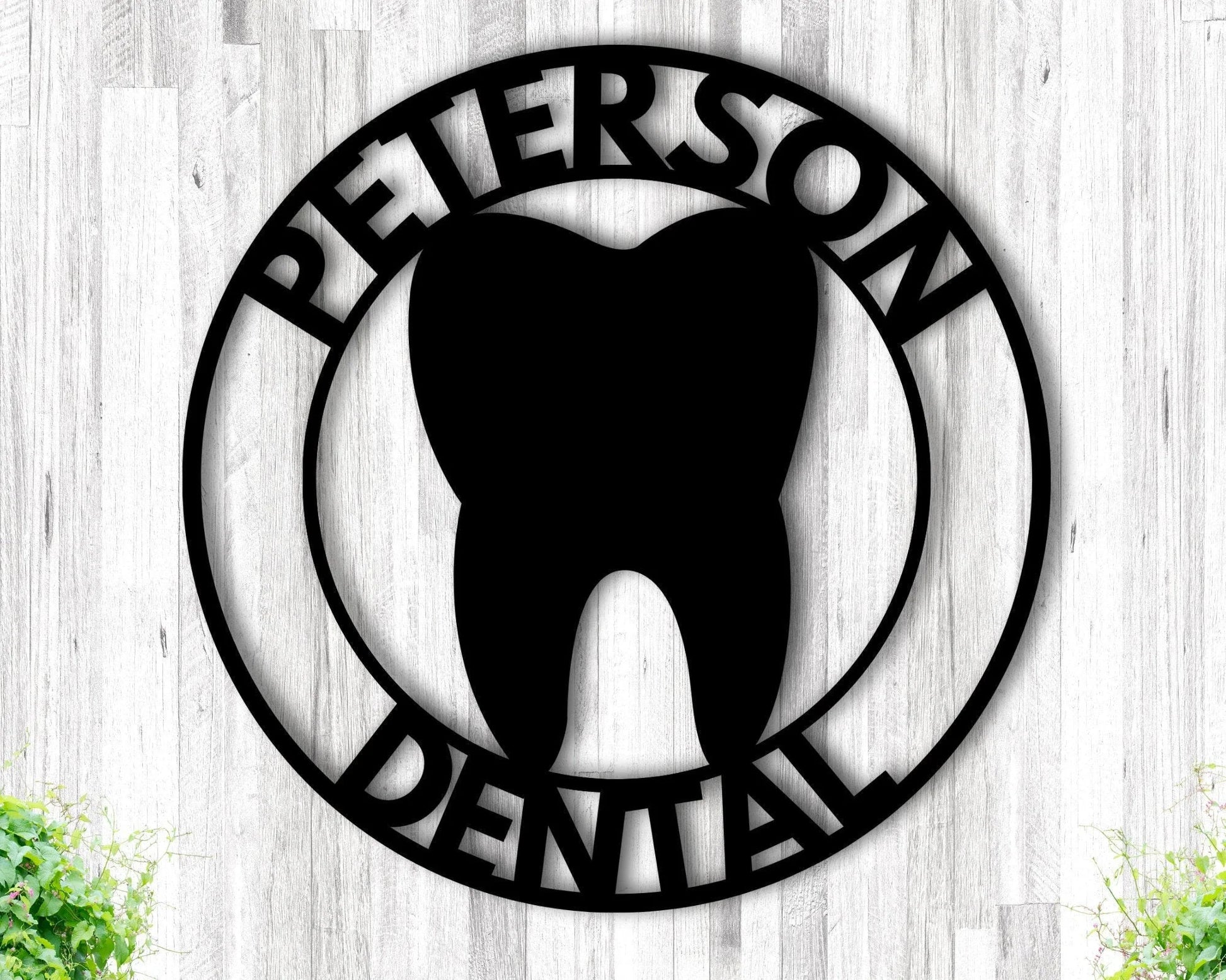 Dental Office Sign Dentist Office Wall Decor Dentist Gift Orthodontist Office Sign Orthodontist Wall Decor Dental School Graduate Gift - 8 inches - metal sign