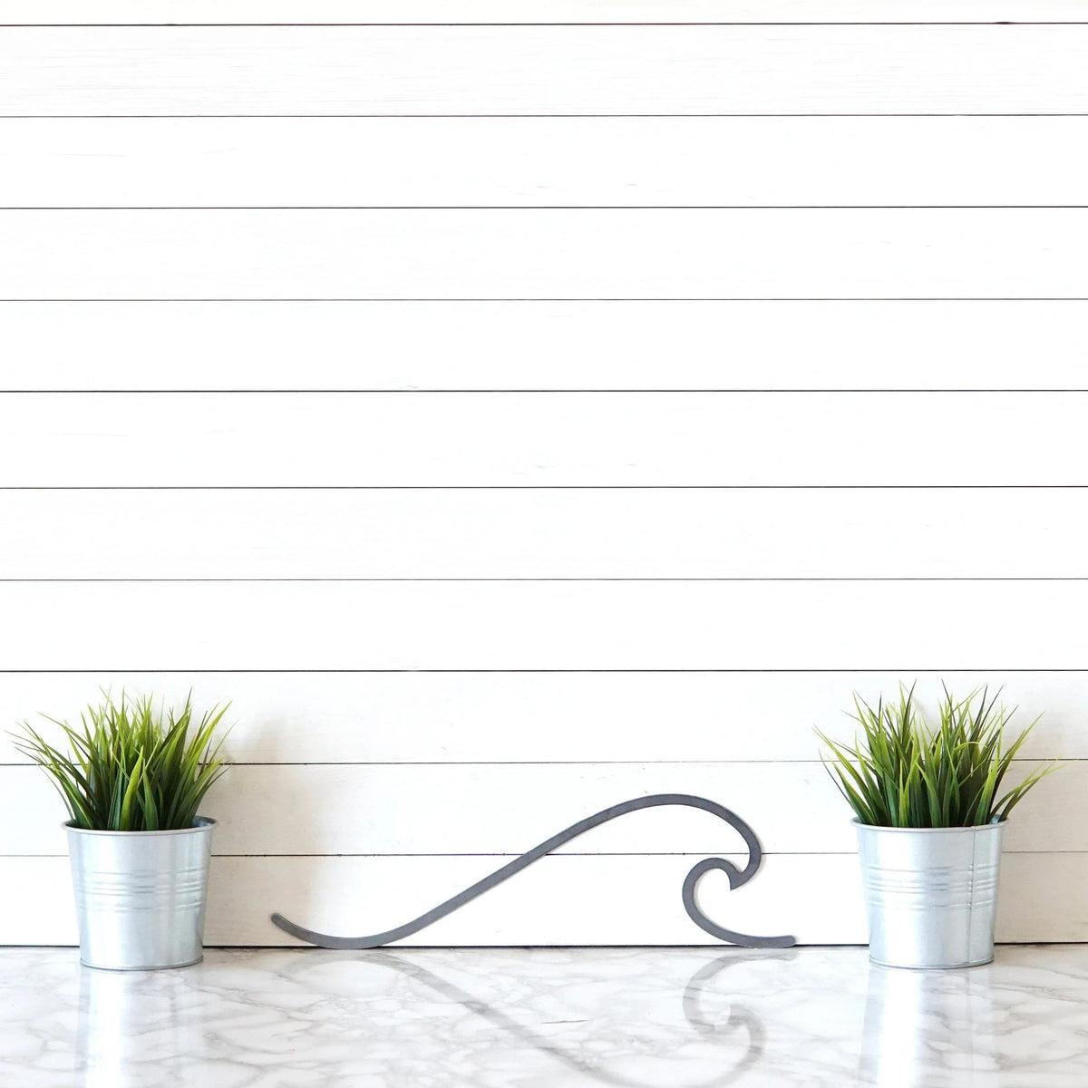 Metal Wave Sign Wave Art Wave Wave Wall Decor Ocean Wave Wall Decor Rustic Wall Art - 8 inches - metal sign