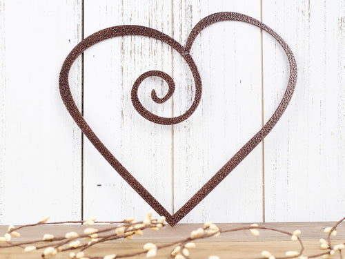 Heart Heart Sign Metal Sign Wall Hanging Outdoor Sign Heart Metal Wall Decor Sign Plaque - 8 inches - metal sign