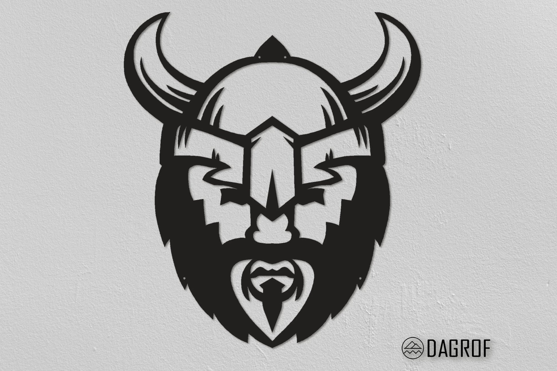Viking Head Christmas Gifts Viking Wall Decor Viking Symbols Of Protection Viking Metal Sign Housewarming Gifts - 8 inches - metal sign