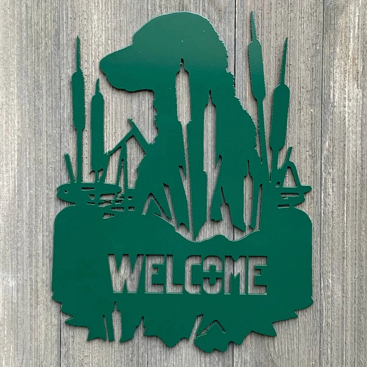 Welcome Lab Metal Sign Cutout Cut Metal Sign Wall Metal Art - 8 inches - metal sign