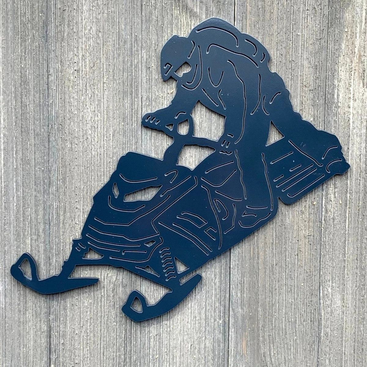 Skidoo Sidehill Metal Sign Cutout Cut Metal Sign Wall Metal Art - 8 inches - metal sign