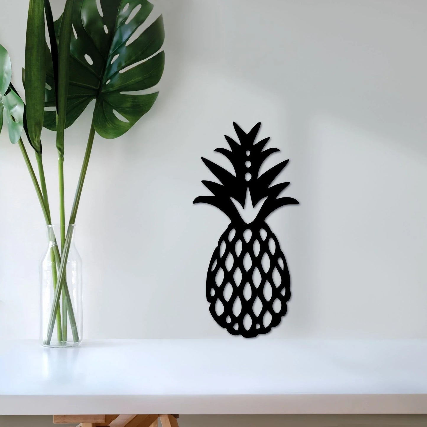 Metal Pineapple Sign Wall Decor Hawaii Pineapple Decor Tropical Decor Hawaiian Hawaii Decor Kitchen Art - 8 inches - metal sign