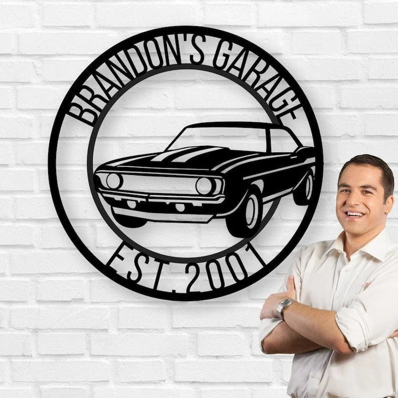 Classic Car Collection Metal Sign Great Father's Day Gift Idea Classic Car Sign Garage Sign Car - metal sign