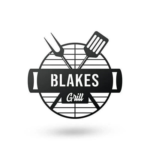 Mens Bbq Grill Metal Cut Metal Sign Metal House Sign - 8 inches - metal sign