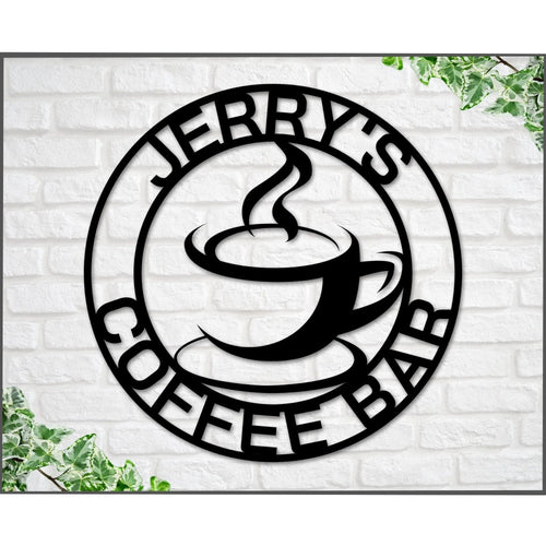 Coffee Bar Sign Coffee Sign Coffee Lover Coffee Metal Coffee Sign Coffee Coffee Decor Coffee Station Sign Kitchen Coffee - 8 inches - metal sign