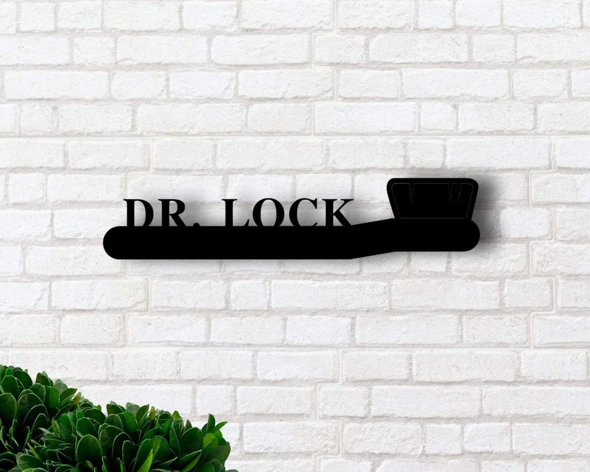 Dentist Office Wall Decor Dentist Office Sign Dental Hygienist Gift Idea Orthodontist Office Sign Orthodontist Wall Decor - 8 inches - metal sign