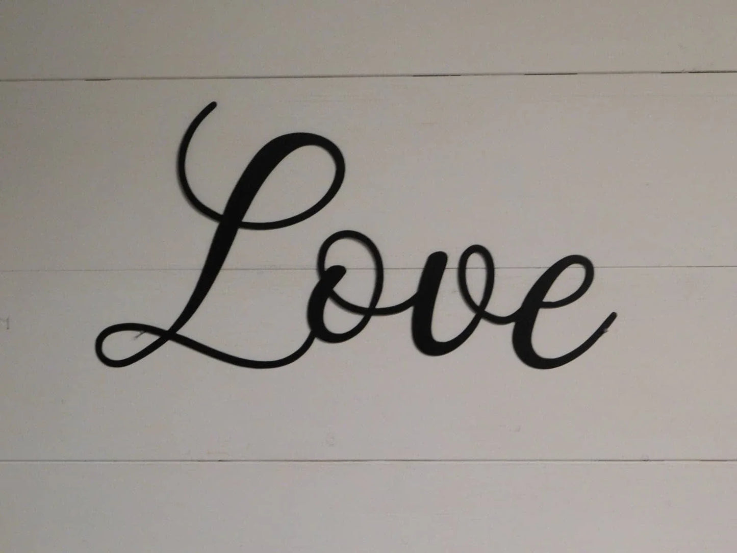 Love Sign Rustic Word Art Sign Wall Decor Metal - 8 inches - metal sign