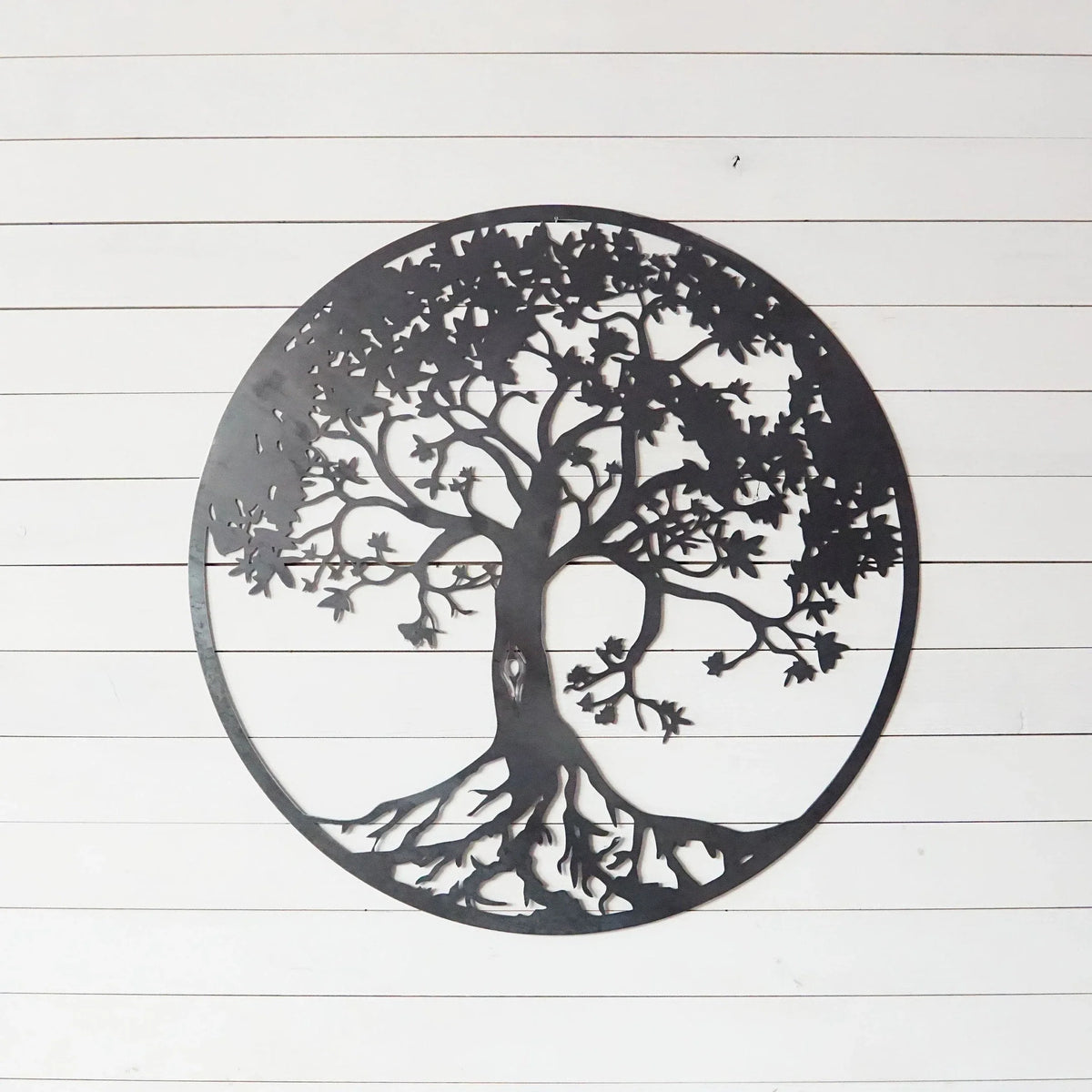 Tree Of Life (variation Two) Metal Art Cut Metal Sign - 8 inches - metal sign