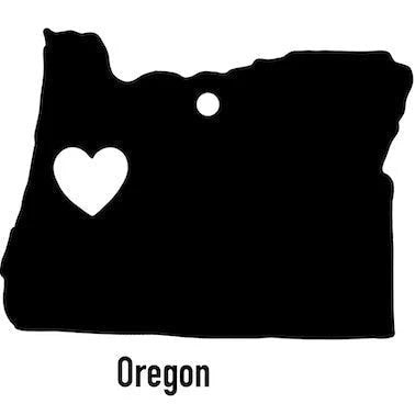 Oregon State Ornament Cut Metal Sign Wall Decor Metal Sign Metal Art - 8 inches - metal sign