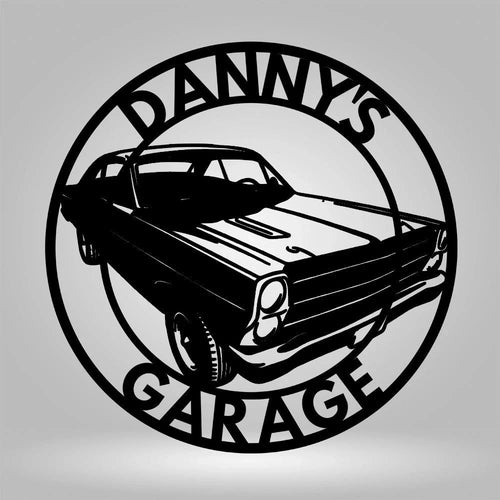 1966 Ford Fairlane Metal Car Sign Car Signs for Garage Car Name Sign Muscle Car Garage Metal Sign Man Cave Sign Mechanic Gifts Work Shop - 8 inches - metal sign