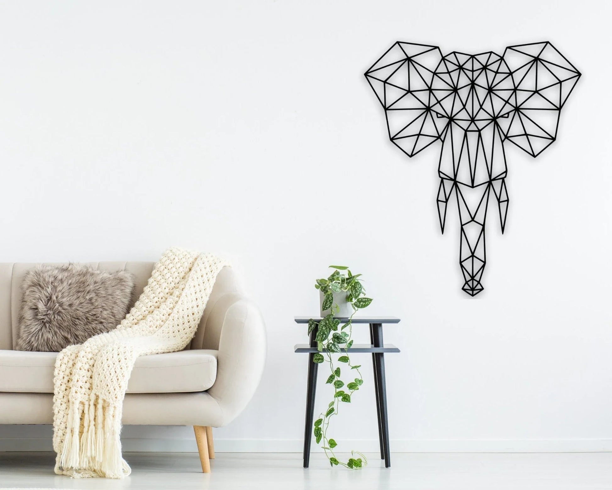 Animal Geometric Animals Wall Decor Metal Wall Decor Kid's Room Decor Living Room Decor Office Decor - metal sign