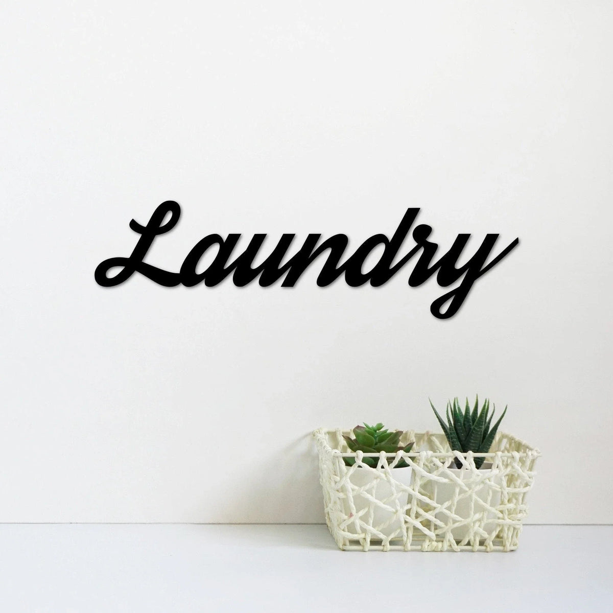 Laundry Sign Metal Laundry Room Decor Laundry Room Sign Laundry Door Sign Metal Letters Laundry Wall Art - 8 inches - metal sign
