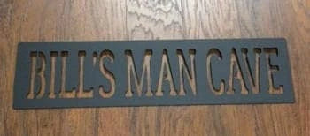 Bakery Metal Sign Rectangular Metal Sign Cut Metal Sign Wall Metal Sign - 8 inches - metal sign