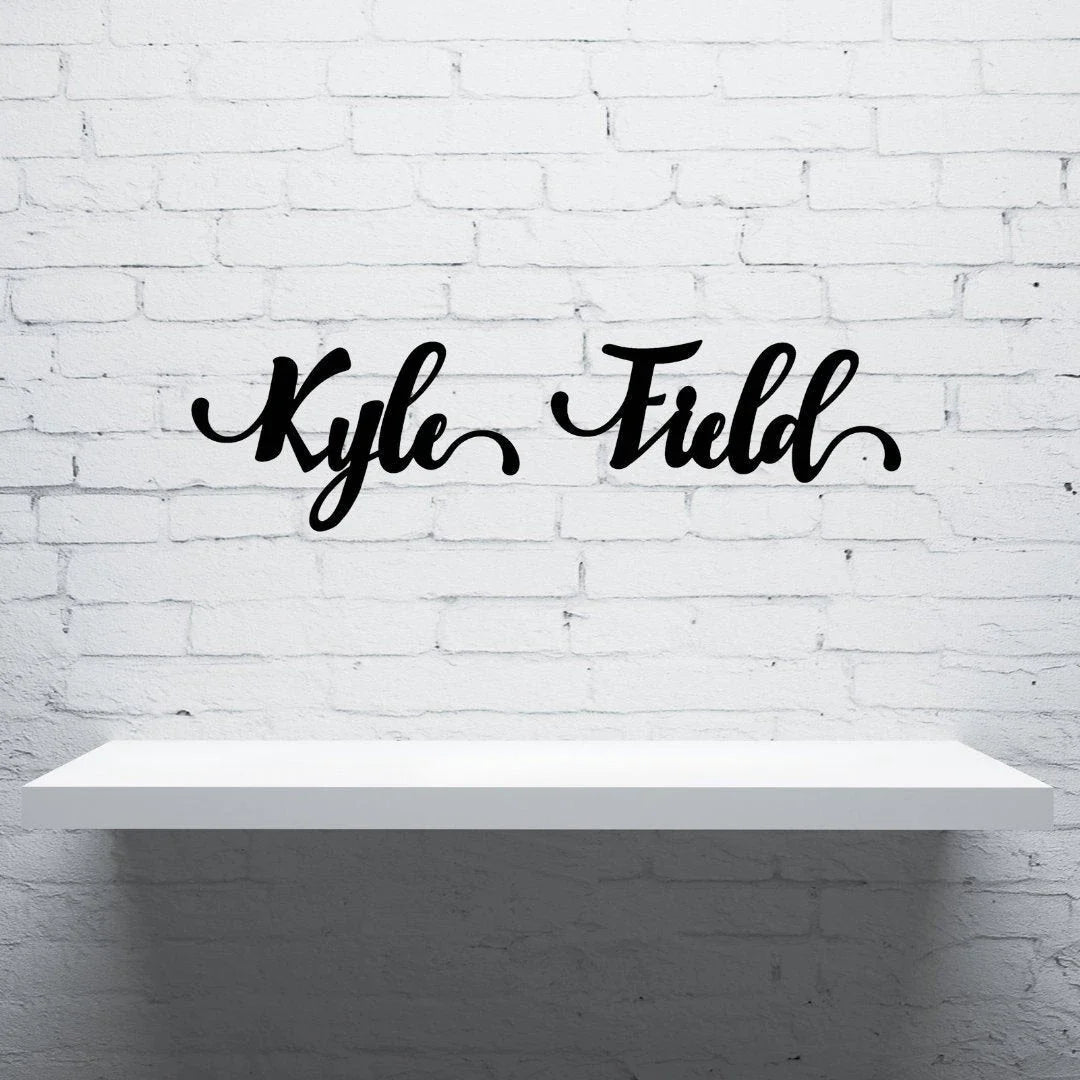 Kyle Field Sign Cut Metal Sign Wall Decor Metal Sign Metal Art - 8 inches - metal sign
