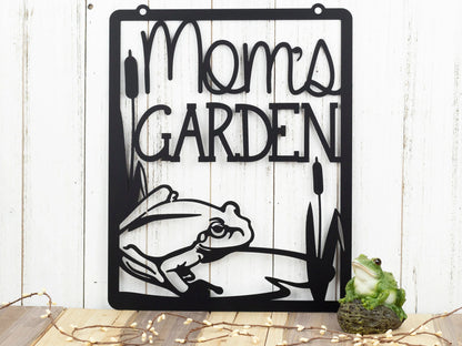 Mom's Garden Metal Sign Garden Decor Yard Art Mothers Day Metal Decor Garden Sign Garden Decoration Gift - metal sign