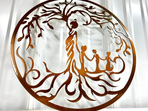 Tree of Life Mother Child Sign Metal Tree of Life Tree of Life Decor Gift for Mom Mother's Day Gift Mom - metal sign