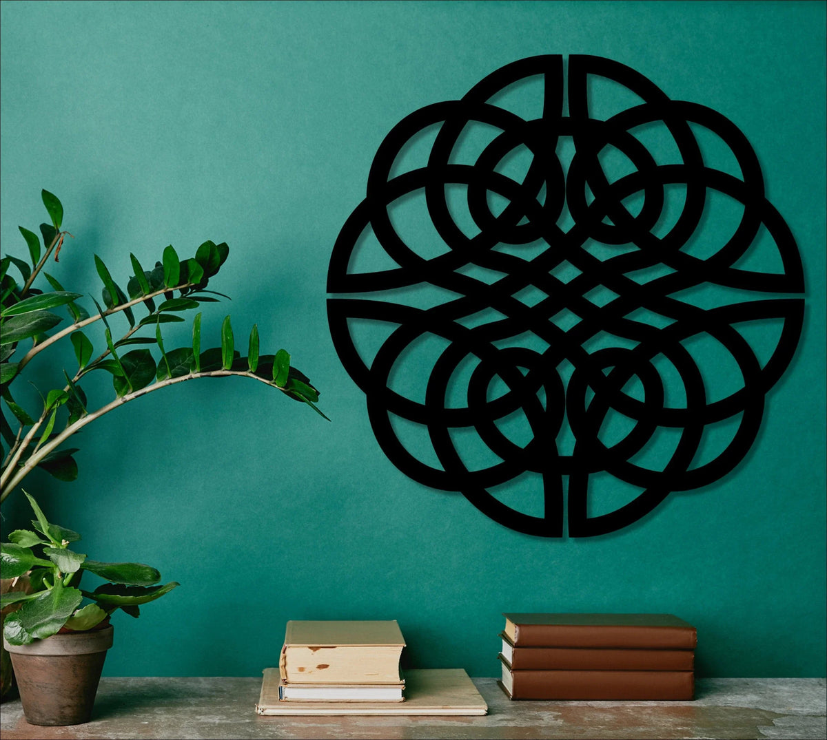 Celtic Knot Cut Metal Sign Wall Metal Art - 8 inches - metal sign