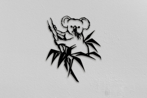 Koala Christmas Gifts Animals Metal Art Wall Decor Ideas Mother's Day Gift Living Room Wall Decor Metal - metal sign