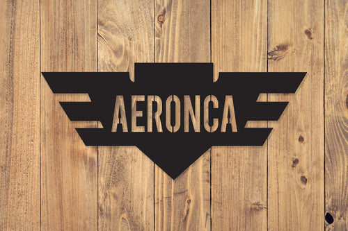 Aeronca Metal Sign Metal Name Sign Aviation Sign Metal Signs - 8 inches - metal sign