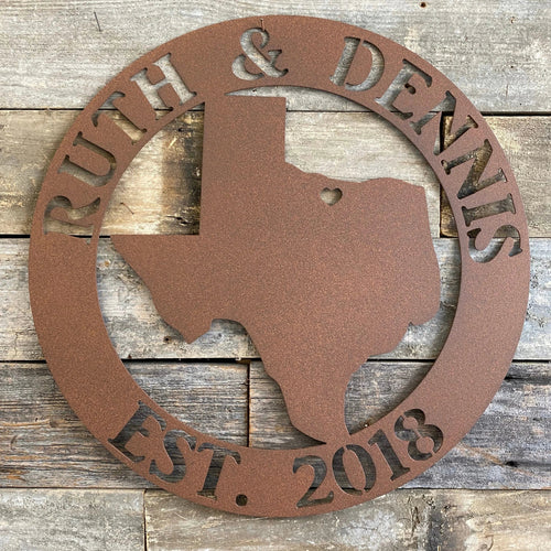 Home Sweet Home Sign Metal Signs Gifts Cut Metal Sign - 8 inches - metal sign