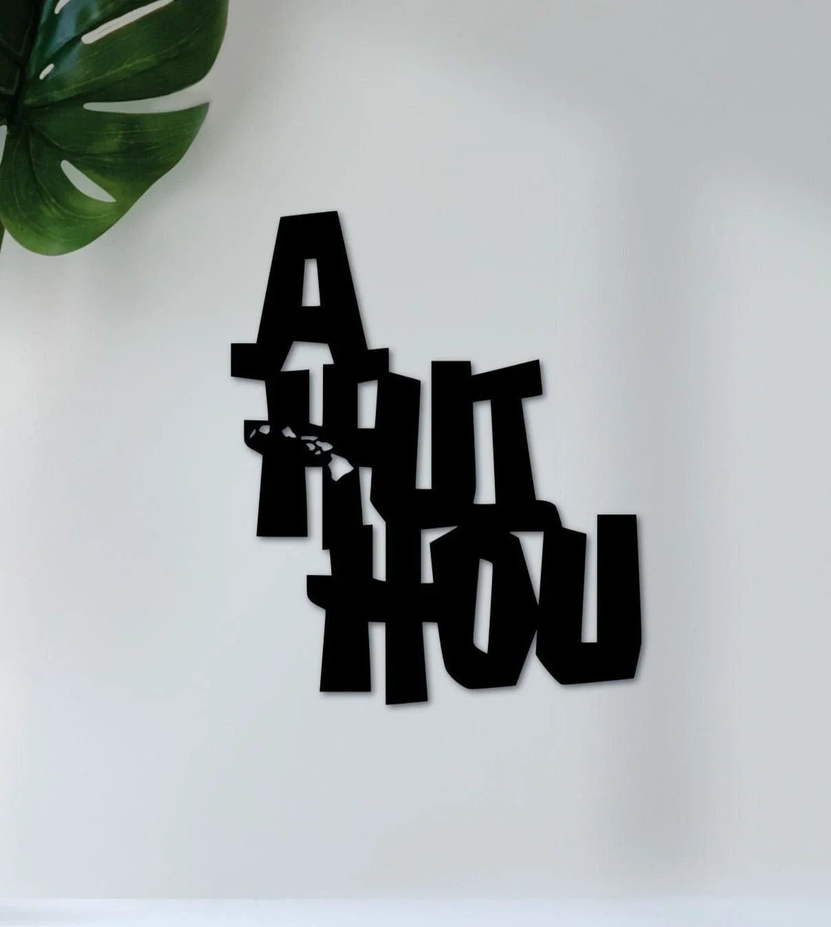 A Hui Hou Hawaiian Sign With Hawaiian Islands Until We Meet Again Hawaiian Saying Wall Quote Hawaii Beach House Decor - 8 inches - metal sign