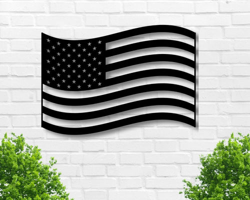 Metal American Flag American Flag Gift For Man America Flag Metal Gifts For Military America Flag Marine Veterans Day Gift Patriotic - 8 inches - metal sign