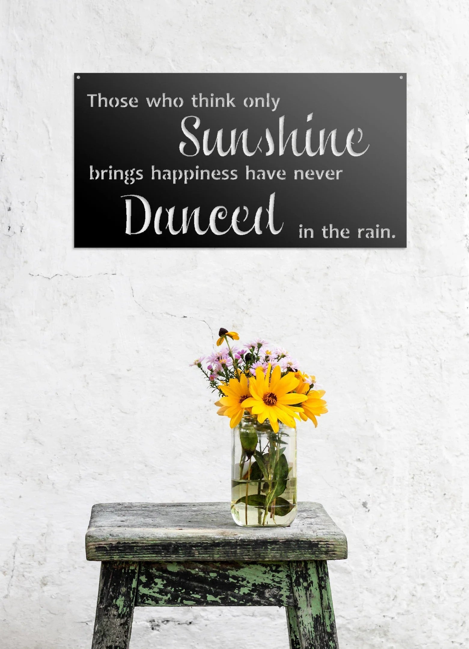 Quotes About Life 50th Birthday Gift For Women Metal Signs - 8 inches - metal sign