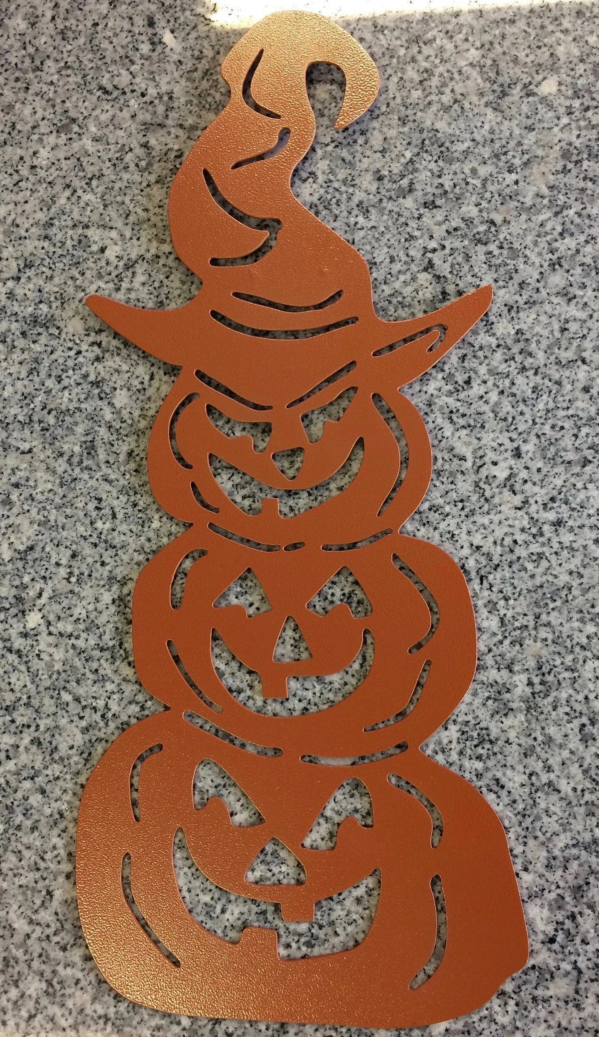 Pumpkin Yard Stake Metal Sign Cut Metal Sign Wall Metal Sign - 8 inches - metal sign