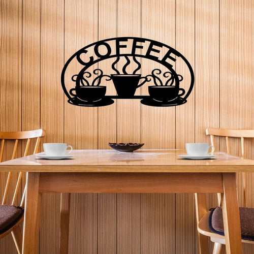 Coffee Sign Wall Decor Metal Sign Metal Art - 8 inches - metal sign