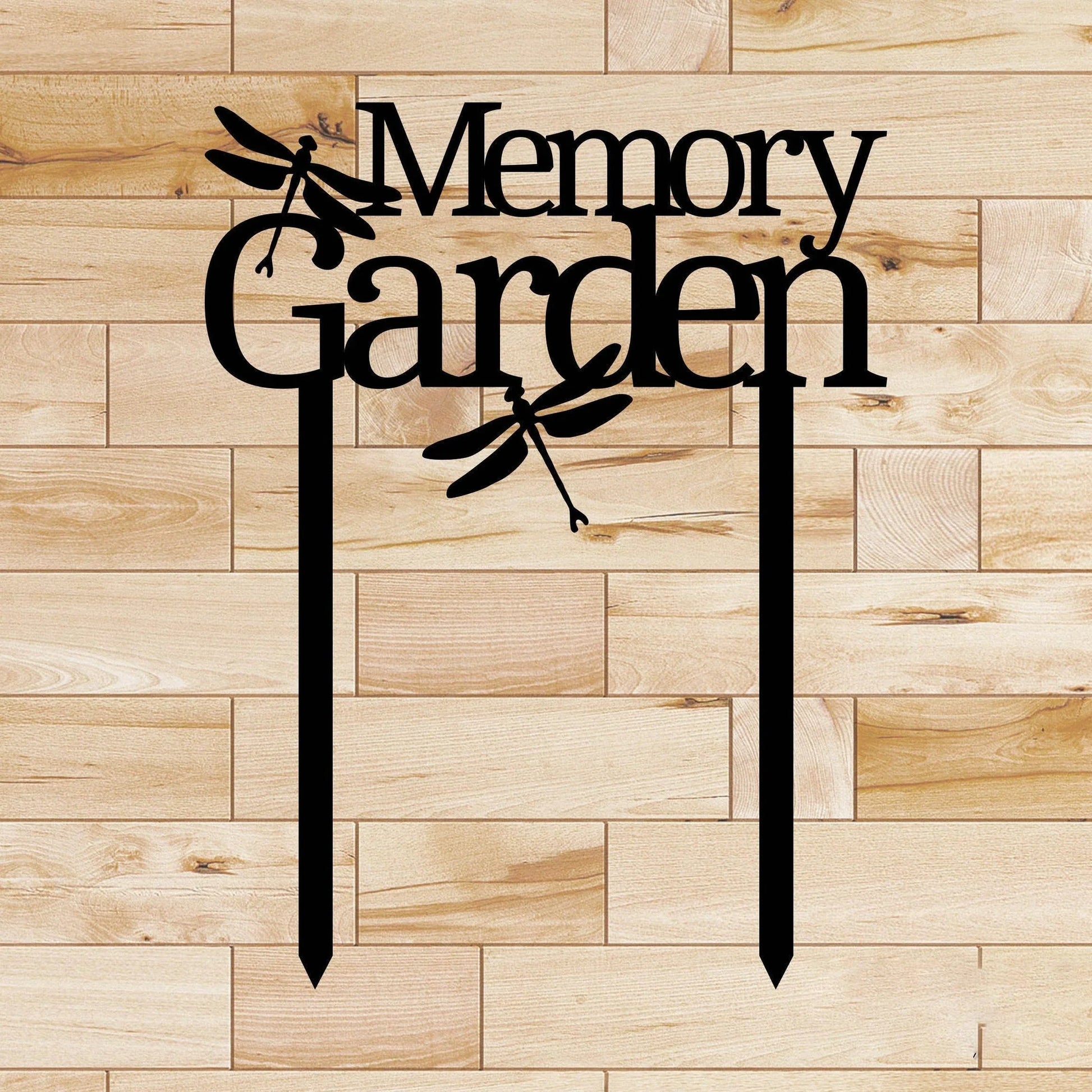 Memory Garden Metal Sign Cut Metal Sign Wall Metal Sign - 8 inches - metal sign
