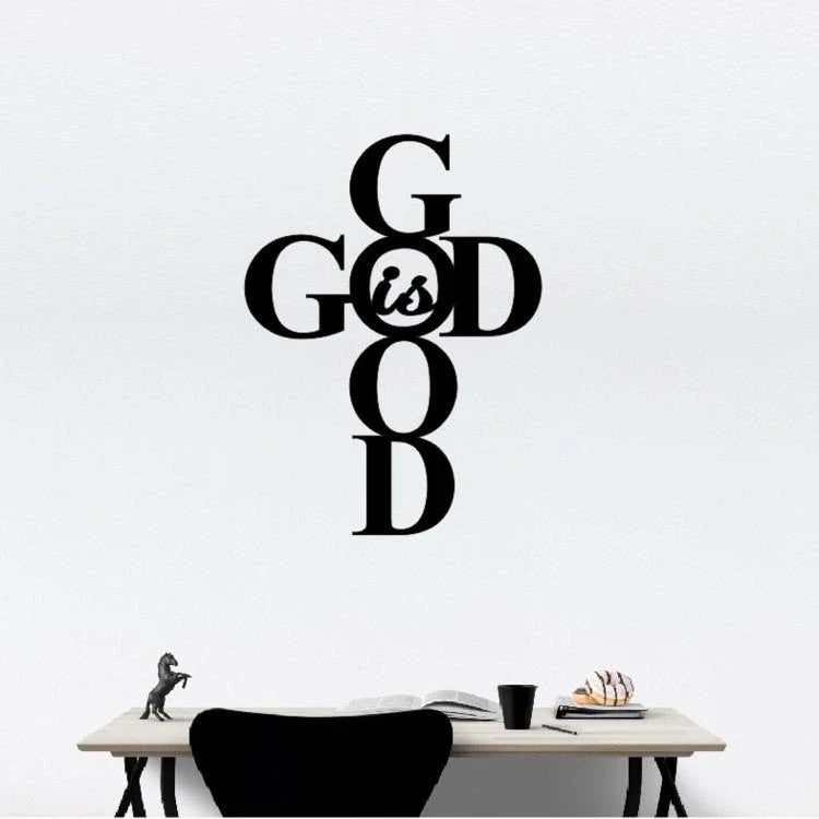 God Is Good God Wall Decor Metal Wall Decor God Is Good - 8 inches - metal sign