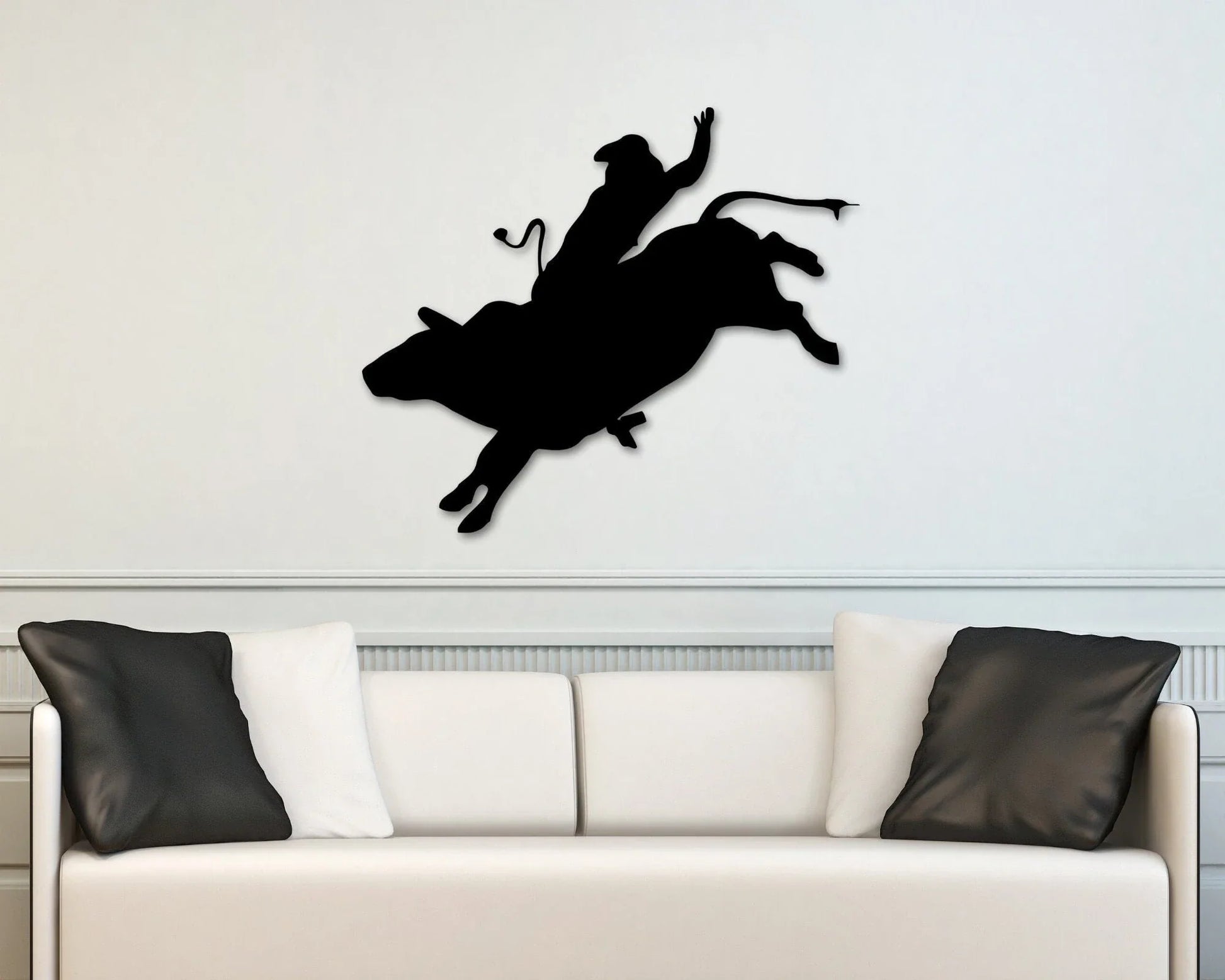 Rodeo Decor Bucking Bull Bucking Horse Cowboy Decor Ranch Sign Horse Riding Sign Rodeo Sign Metal Rodeo Horse Sign Cowboy - 8 inches - metal sign