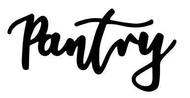 Pantry Style #2 Cut Metal Sign Wall Decor Metal Sign Metal Art - 8 inches - metal sign