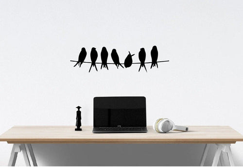 Birds On Branch Bird Branch Birds Wall Decor Sign Metal Birds On Branch 003 - 8 inches - metal sign