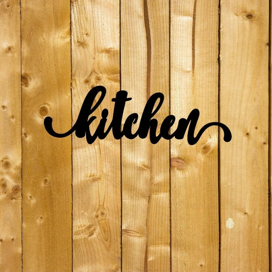 Kitchen Sign Cut Metal Sign Wall Decor Metal Sign Metal Art - 8 inches - metal sign