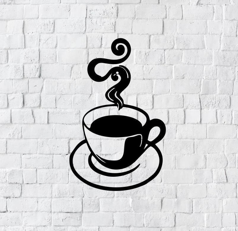 Coffee Coffee Wall Decor Metal Wall Decor Coffee 008 - 8 inches - metal sign