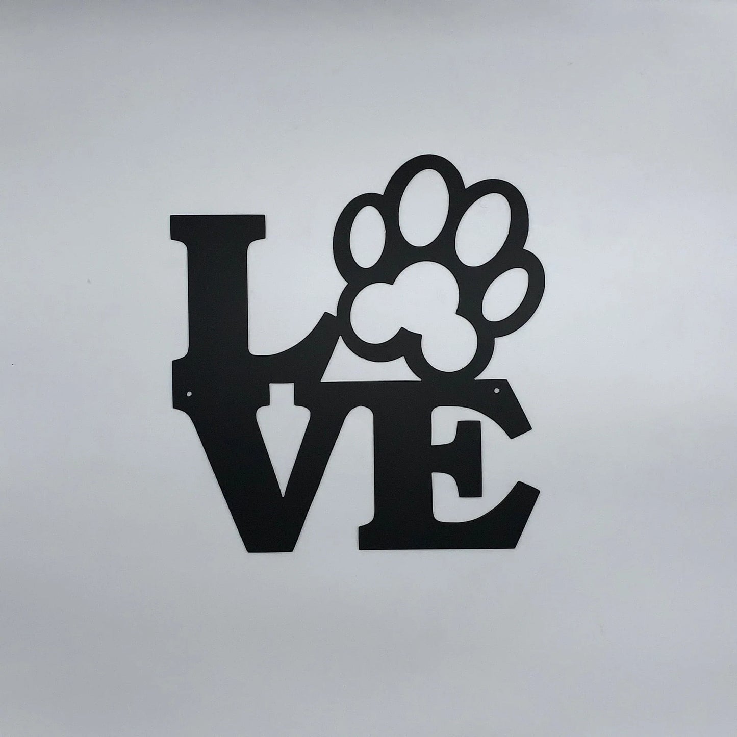 Dog Lovers Sign Dog Love Sign Animal Lover Sign - 8 inches - metal sign